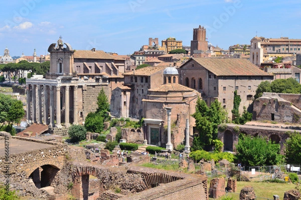 Fototapeta Italy. Roman Forum