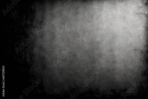 Obraz Grunge black and white background with space for text or image