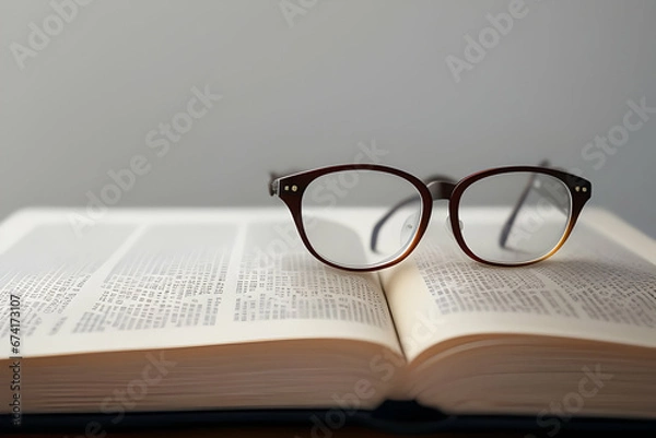 Fototapeta Reading Glasses