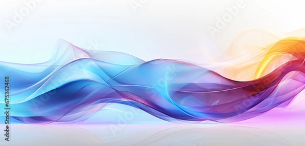 Fototapeta abstract colorful wave background