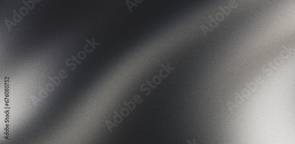 Fototapeta Dark gray gradient background abstract grainy texture banner backdrop design copy space