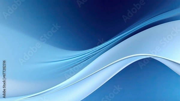 Fototapeta abstract blue wave background