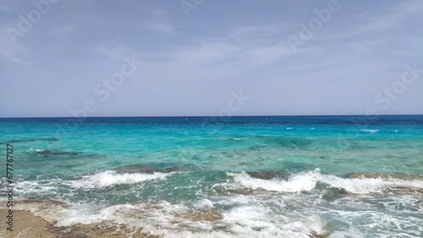 Obraz beach with sky