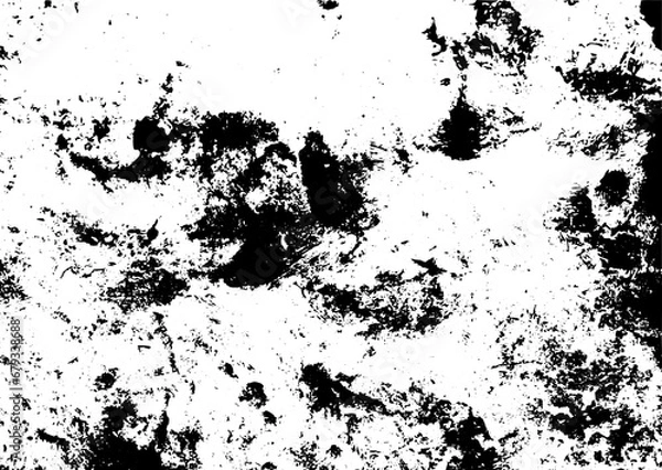 Fototapeta Rustic grunge vector texture with grain and stains. Abstract noise background. Weathered surface. Dirty and damaged. Detailed rough backdrop. Vector graphic illustration with transparent white. EPS10.