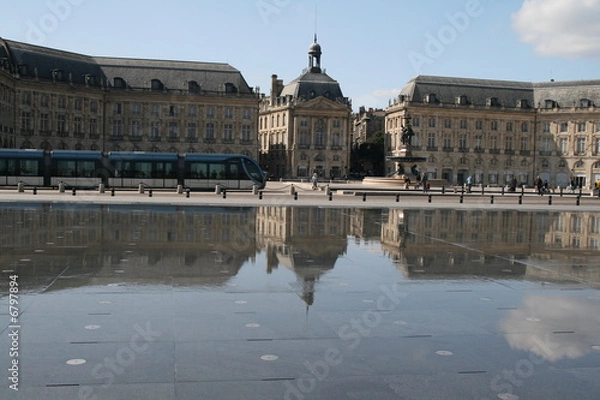 Fototapeta place de la bourse  bordeaux