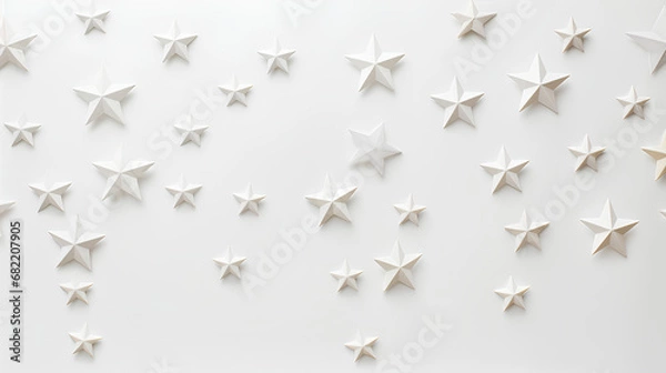 Fototapeta Background of stars of different sizes