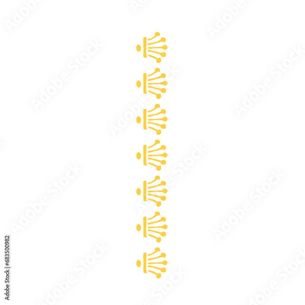 Fototapeta Decorative Tribal Border Corner And Divider. Tribal Ornament Vector Design Elemen. Svg File