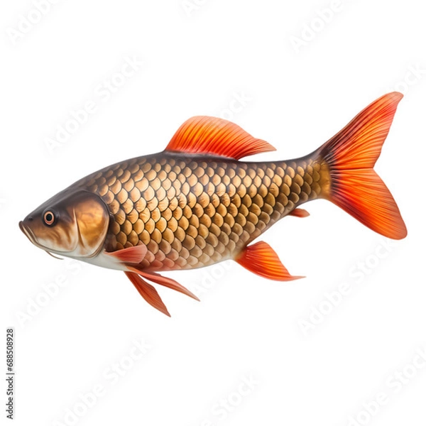 Fototapeta Carp isolated on transparent background