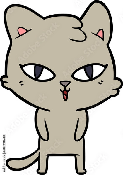 Fototapeta cartoon cat