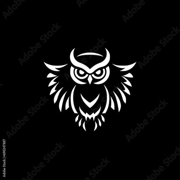 Fototapeta Owl - High Quality Vector Logo - Vector illustration ideal for T-shirt graphic