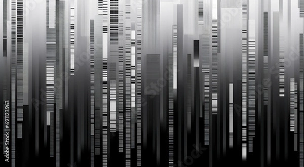 Fototapeta Gradient background for web design from vertical lines and stripes , Generated by AI,