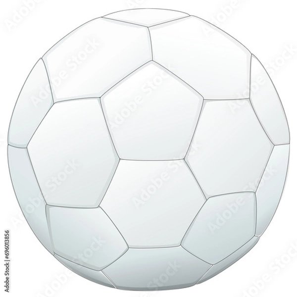 Fototapeta White handball ball isolated (cut out)