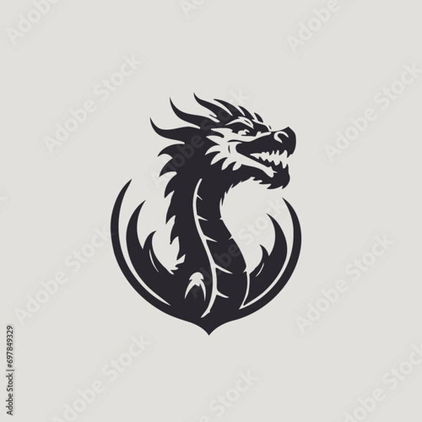 Fototapeta Dragon Logo EPS Format Design Very Cool