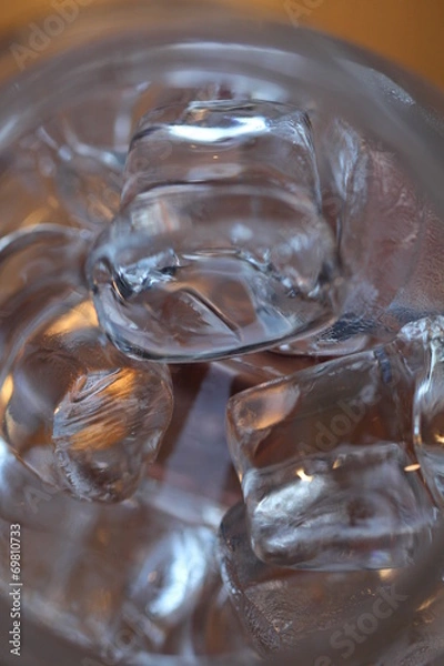 Obraz ice in a glass