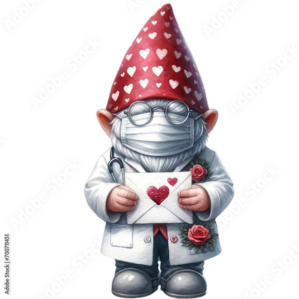 Fototapeta Cute Nurse and Doctor Gnomes in Love | Valentine's Day Illustration
Adorable Healthcare Gnome Couple for Valentine's Day | Medical Love Art
Gnome Nurse and Doctor Caring for Valentine's Day | Heartwar