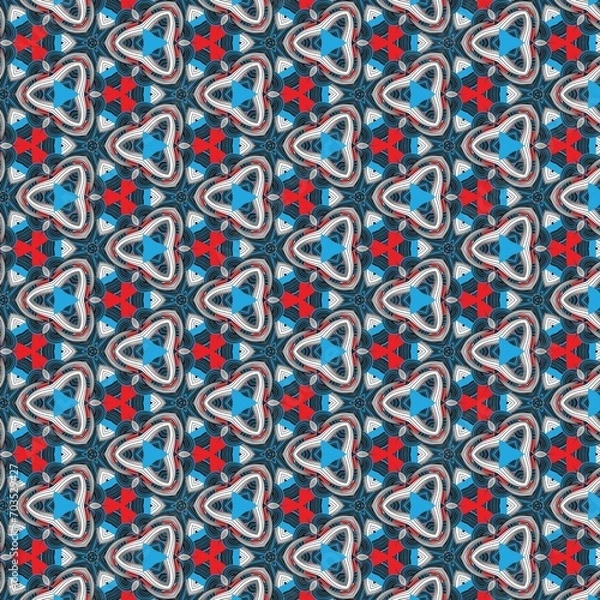 Fototapeta NEW SEAMLESS GRID PATTERNS FINE DESIGNS 