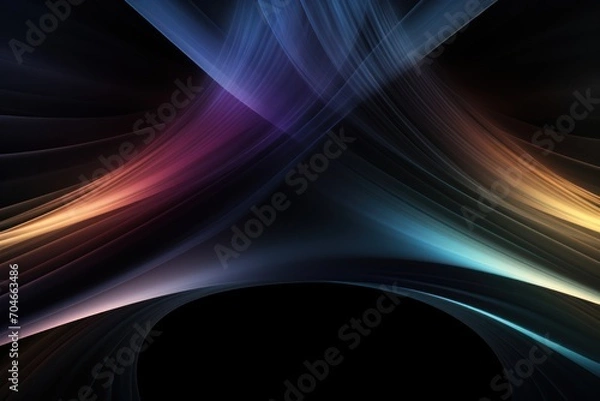 Fototapeta Abstract Colorful waves background for design and presentation