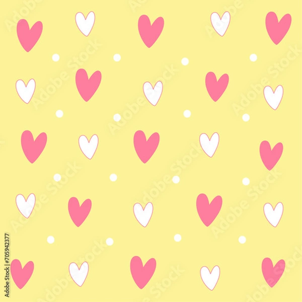 Fototapeta love heart pattern design for love valentine celebrate happy fastival card gift