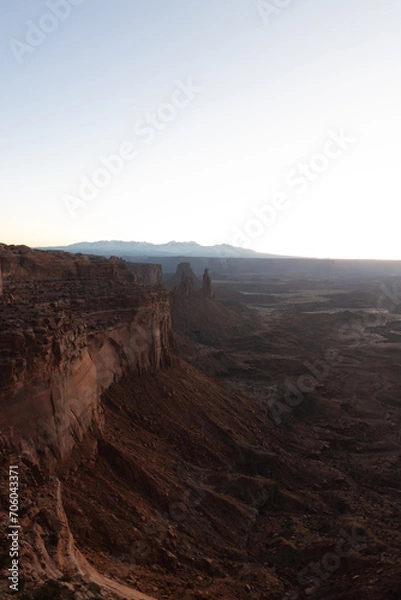 Fototapeta Mesa arch lookout point 