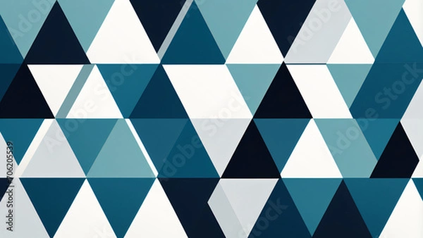 Obraz a minimalist triangle pattern