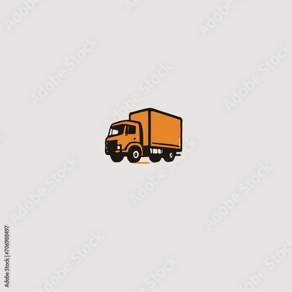 Fototapeta Truck Icon Very Cool Design