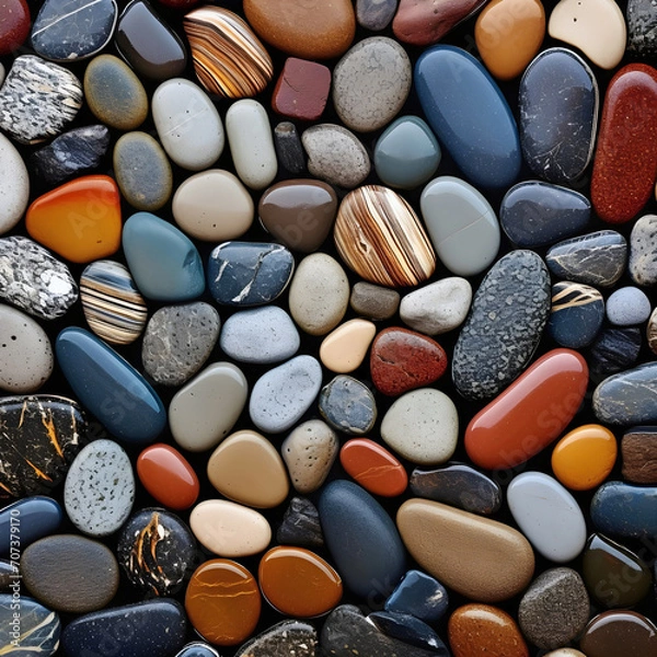 Fototapeta background of stones, ai generated.