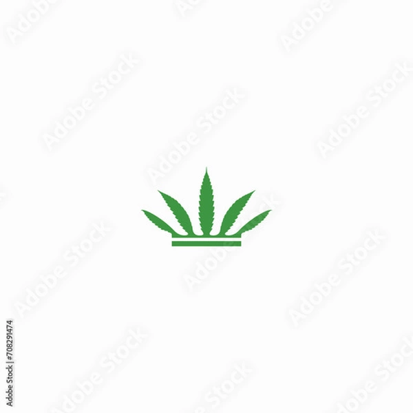 Fototapeta King Cannabis Vector