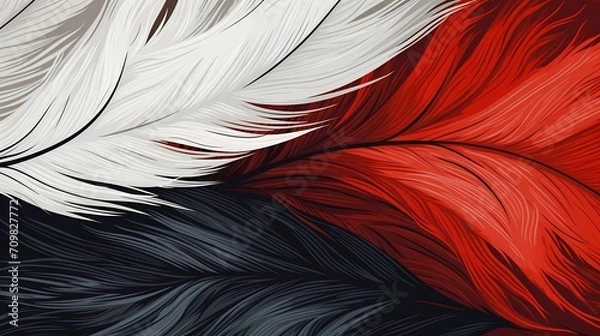 Fototapeta bird feathers background pattern, banner, wings background picture, seamless background