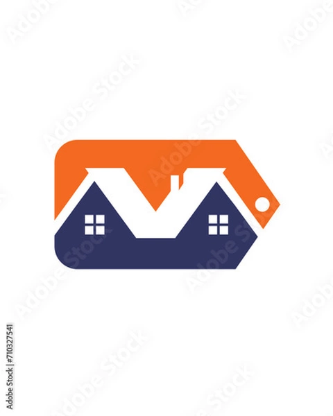 Fototapeta building logo , real estate logo