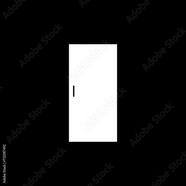 Fototapeta refrigerator icon logo vector image