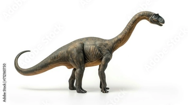 Fototapeta Brontosaurus isolated on white background