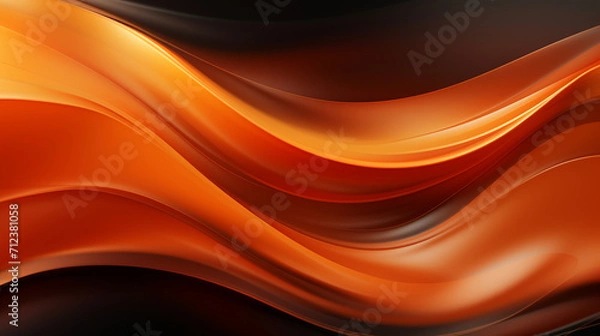 Obraz Abstract luxury dynamic soft waves background. Vector illustration for banners, presentations, flyers, posters, decorations, wallpapers , Generate AI