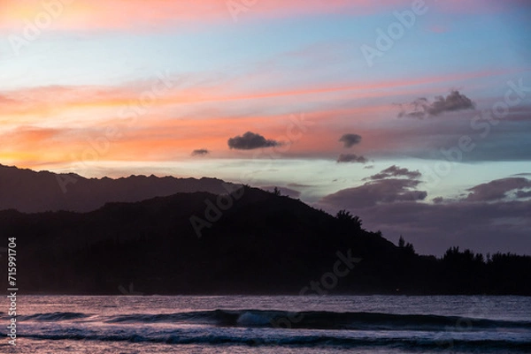 Fototapeta Hawaiian sunset