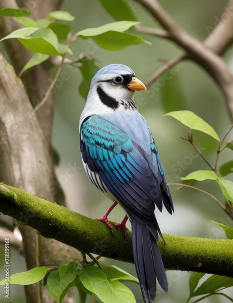 Fototapeta Beautiful bird in nature.