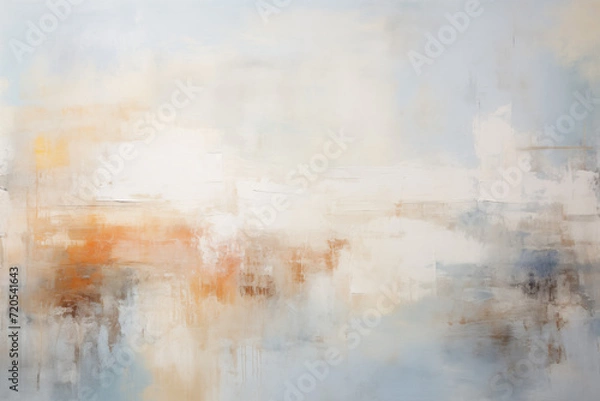 Fototapeta Abstract painting muted colors for background design.