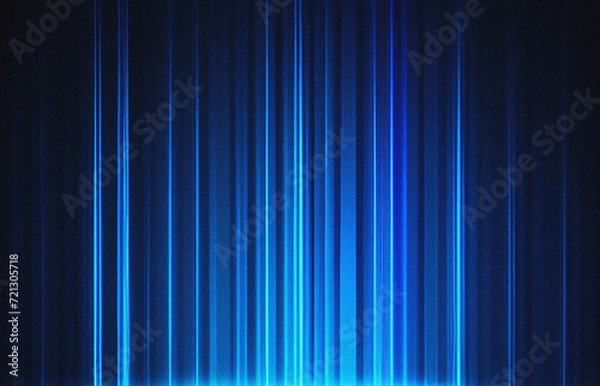 Fototapeta Futuristic background with lights. Technology Backdrop. Flyer, card design. Minimalist template. Blue banner for presentation or product. Futurism theme