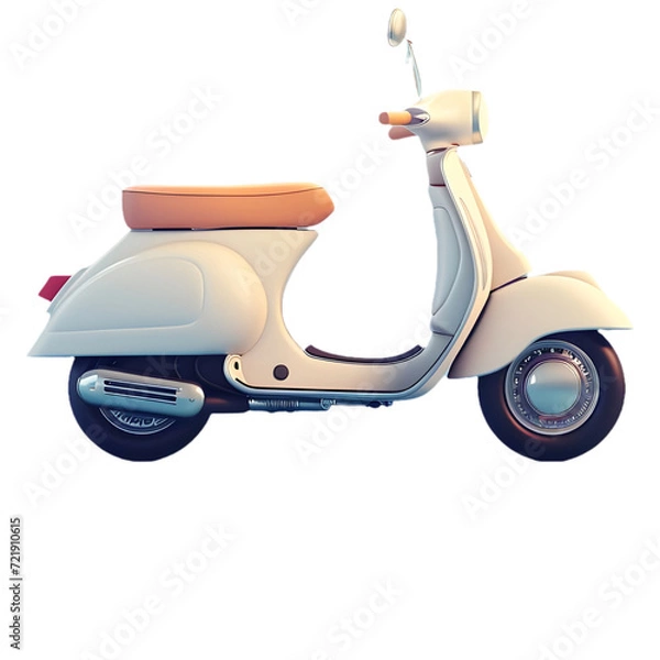 Fototapeta Png of scooter against transparent Background