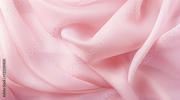 Fototapeta Pink chiffon fabric texture background