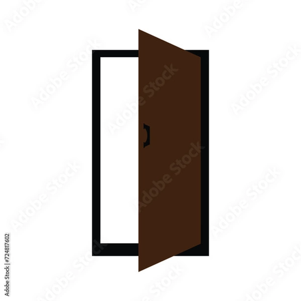 Fototapeta Door icon