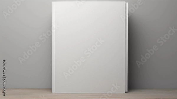 Fototapeta Mockup. Hardcover Mockup: White Blank Book