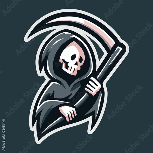 Fototapeta Free High Quality reaper esport logo template