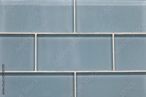 Fototapeta blue bathroom tile bathroom 