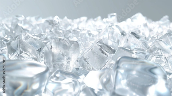 Fototapeta Crystal Clear Ice Texture