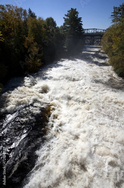 Fototapeta River Waterfall Bracebridge Ontario