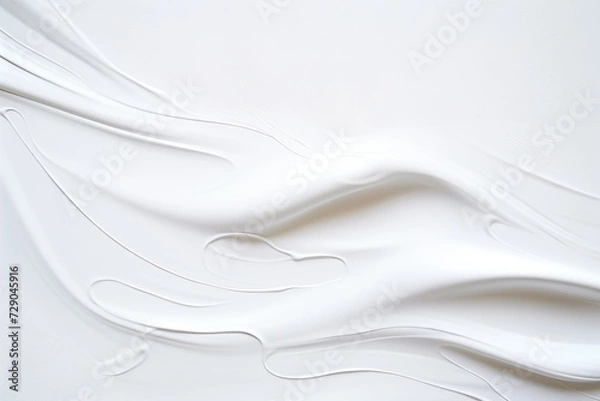 Fototapeta Abstract wavy  white background 