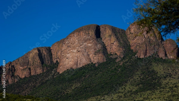 Fototapeta scenic landscapes with blue sky backgrounds