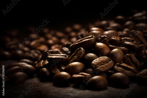 Obraz coffee beans background