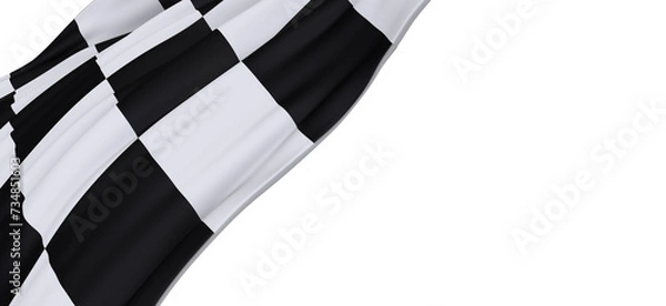 Fototapeta  Checkered flag, race flag background