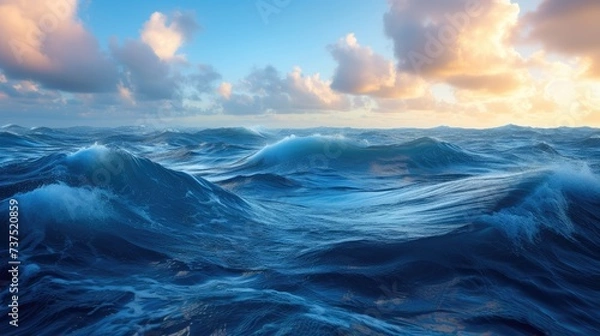 Fototapeta blue sky and sea