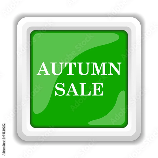 Fototapeta Autumn sale icon